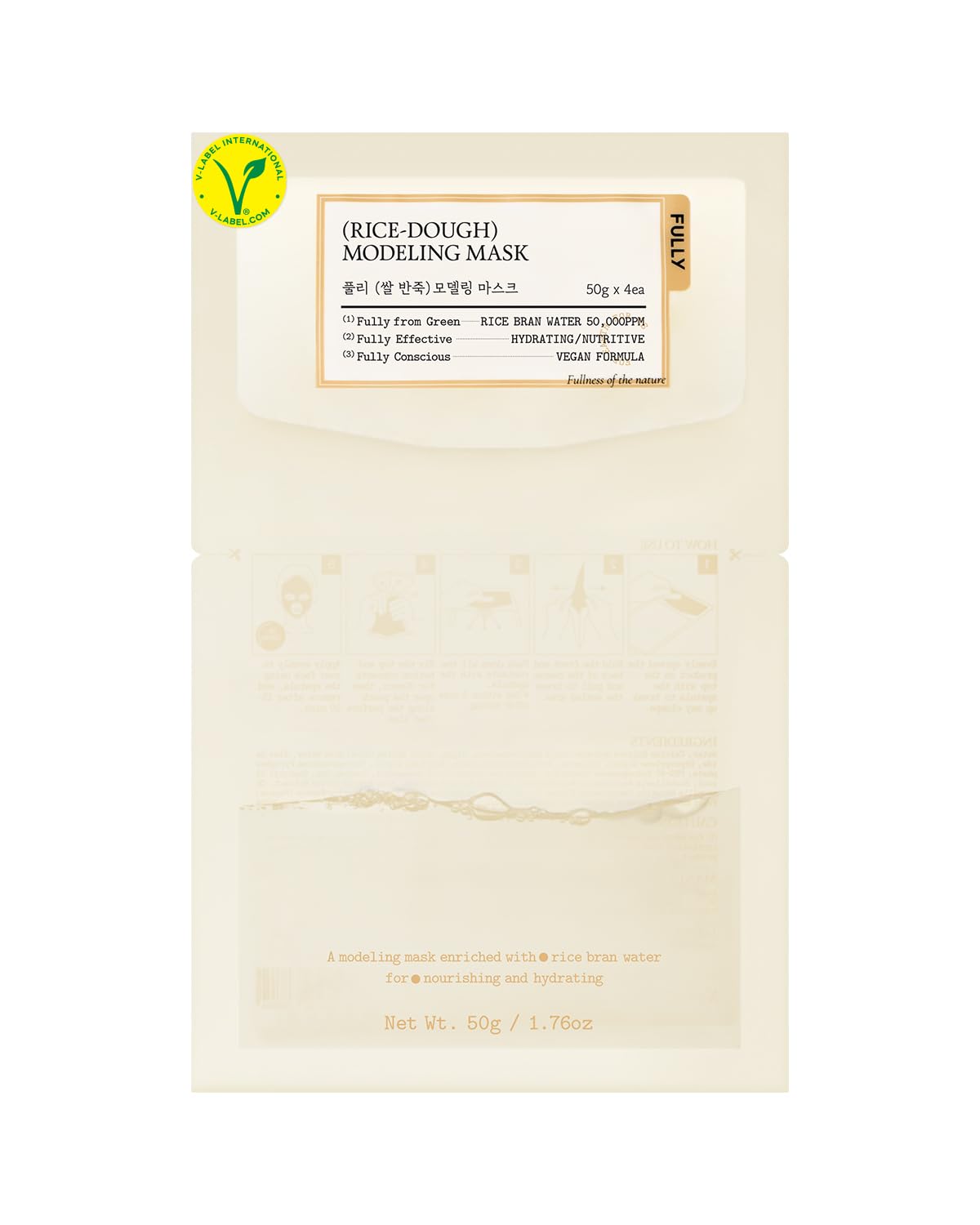 FULLY Rice Dough Facial Modeling Mask