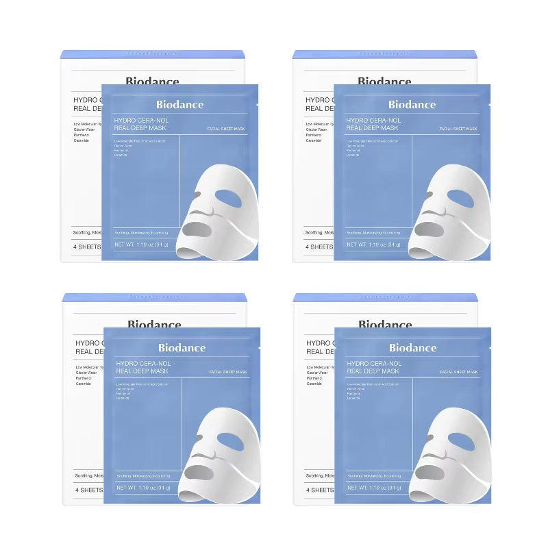  BIODANCE Hydro Cera-nol Real Deep Mask, Overnight Hydrogel Mask, Soothing